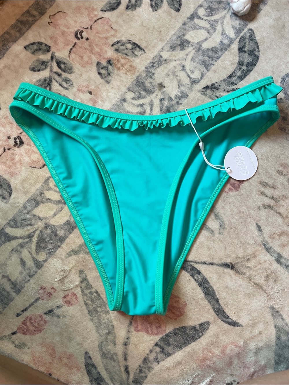 NWT 93 Play Street Jessie Bottoms with Ruffles in Aqua